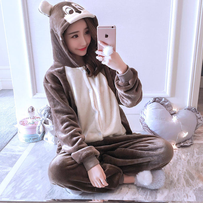 皮卡丘连体卡通动漫带尾巴男女睡衣 束士步睡衣/家居服套装