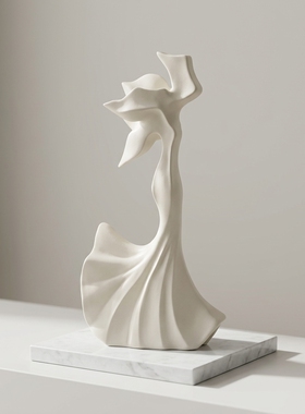 简约白色抽象创意家居摆件