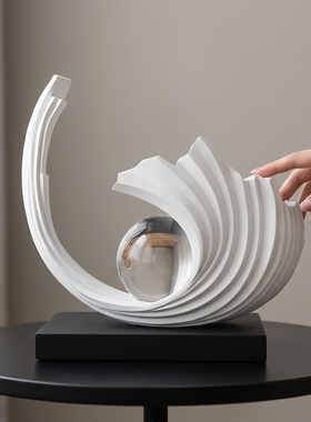 现代简约抽象几何装饰摆件