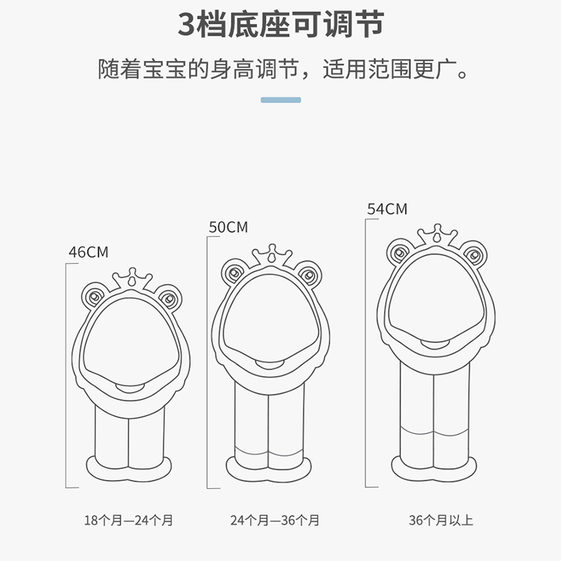 宝宝小便男孩站立挂墙式便斗男宝坐便器儿童马桶尿壶男童尿尿神器 - 图1