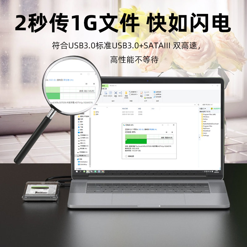 移动硬盘盒2.5英寸USB3.0笔记本机械sata固态硬盘外接Typec读取器 - 图0