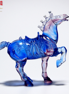 琉璃水晶摆件装饰品酒柜玄关