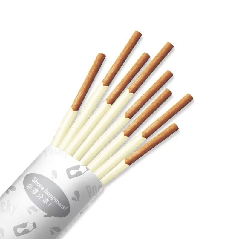 格力高百奇巧克力饼干棒草莓味牛奶涂层140g分享装礼盒便携零食