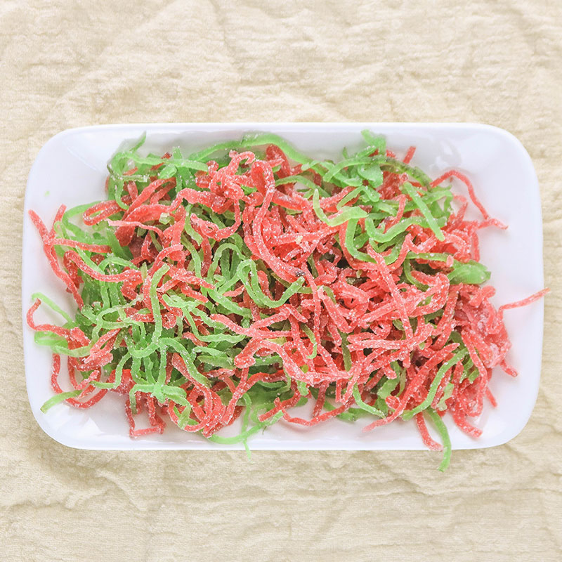 青红丝传统糕点馅料食用红绿丝苏式绿豆汤原材料月饼八宝饭配料 - 图2