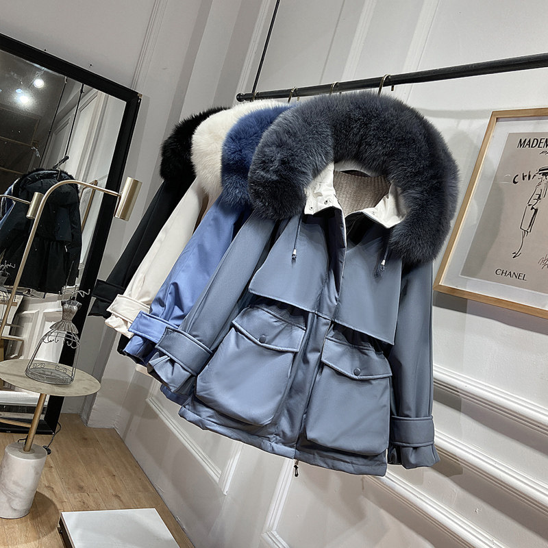 反季特卖2020年新款派克女白鸭绒 韵雯羽羽绒服