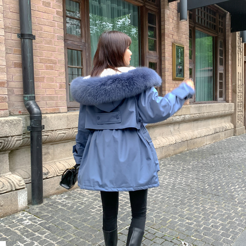 反季特卖2020年新款派克女白鸭绒 韵雯羽羽绒服