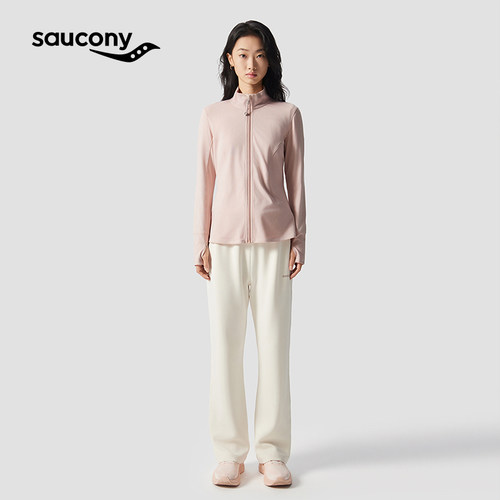 Saucony索康尼官方女子经典百搭宽松时尚休闲运动针织外套 - 图3