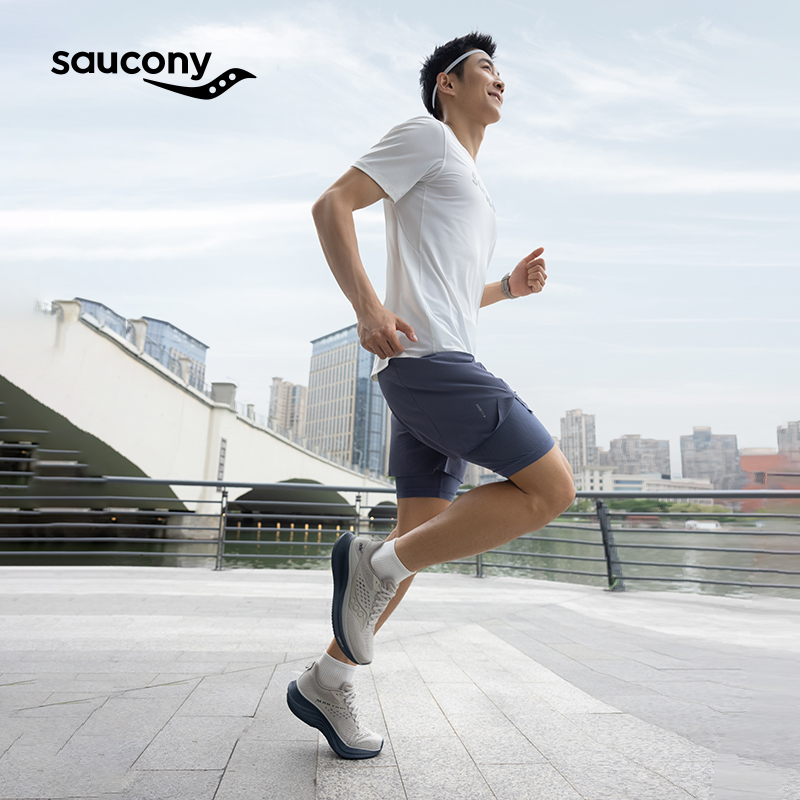 Saucony索康尼24年新款RIDE驭途17跑步鞋男女情侣舒适缓震运动鞋