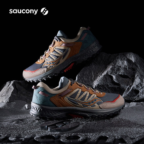 Saucony索康尼GRID PEAK复古休闲户外徒步舒适稳定耐磨防滑运动鞋 - 图3