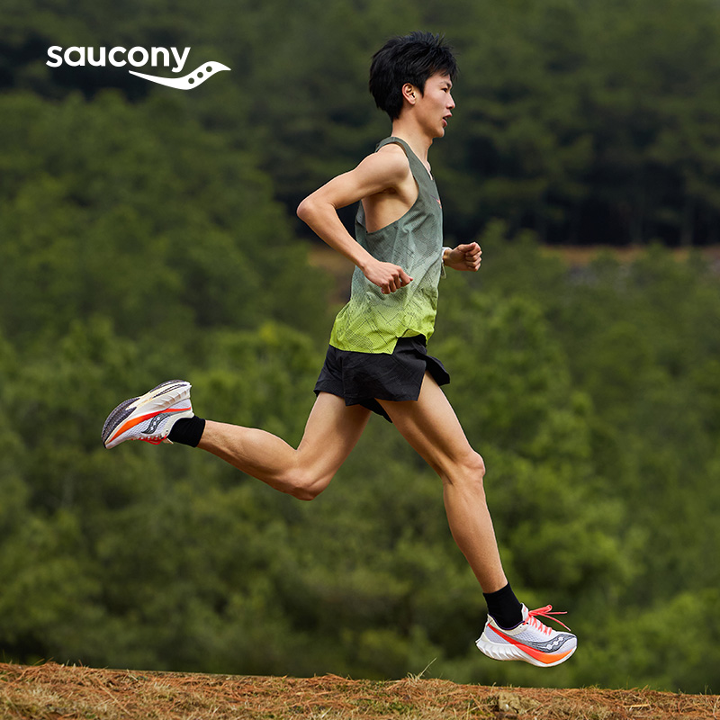 Saucony索康尼EndorphinPro啡鹏4陆地速鲨男竞速碳板运动训练跑鞋 - 图2