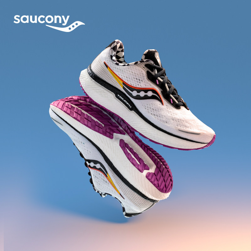 saucony索康尼女缓震胜利19跑步鞋 saucony跑步鞋