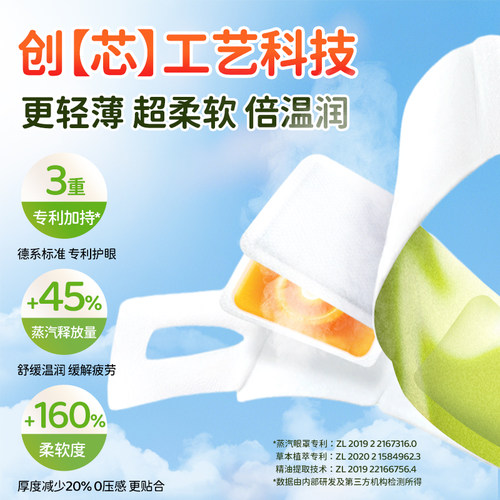 蒸汽眼罩缓解疲劳眼睛热敷学生睡眠遮光发热护眼贴加热蒸手叶黄素 - 图3