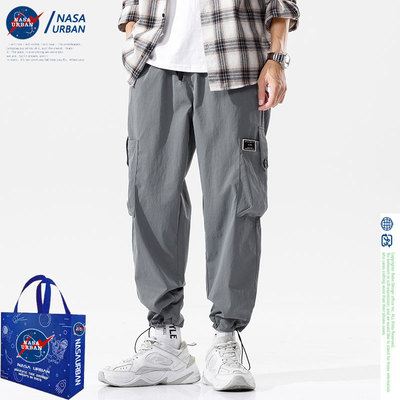 NASA URBAN官方旗舰店联名款潮流百搭裤子男休闲裤工装多袋裤子