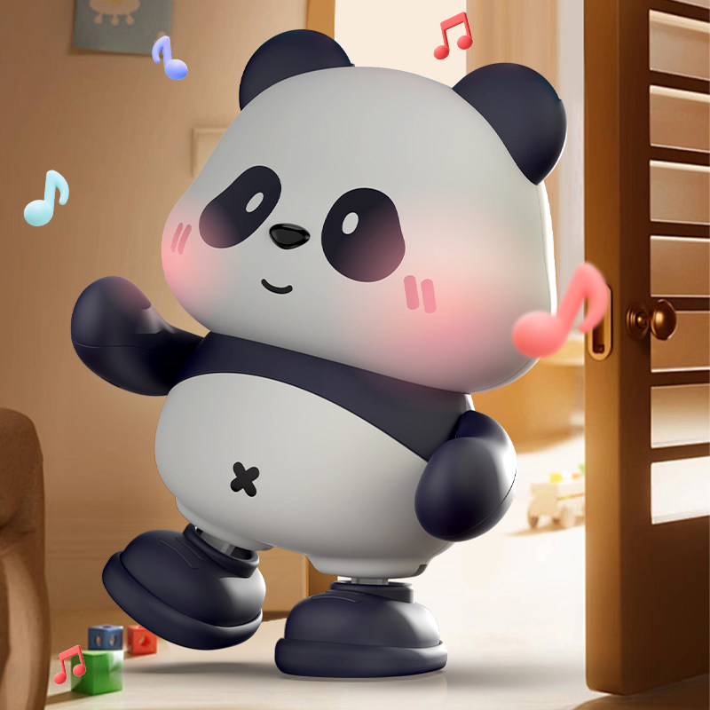 电动小熊猫婴儿玩具会跳舞儿童抬头练习玩偶公仔宝宝0到1岁新生儿,淘宝优惠券,粉丝福利购,淘宝优惠卷