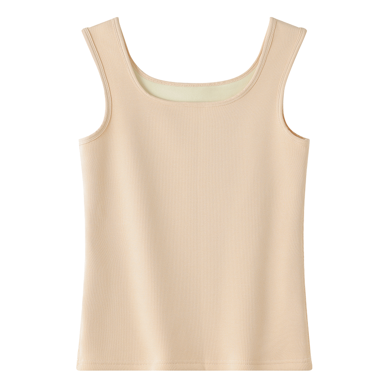 纯棉保暖背心女冬季加绒加厚发热内穿打底衫修身无袖大码马甲上衣,淘宝优惠券,粉丝福利购,淘宝优惠卷