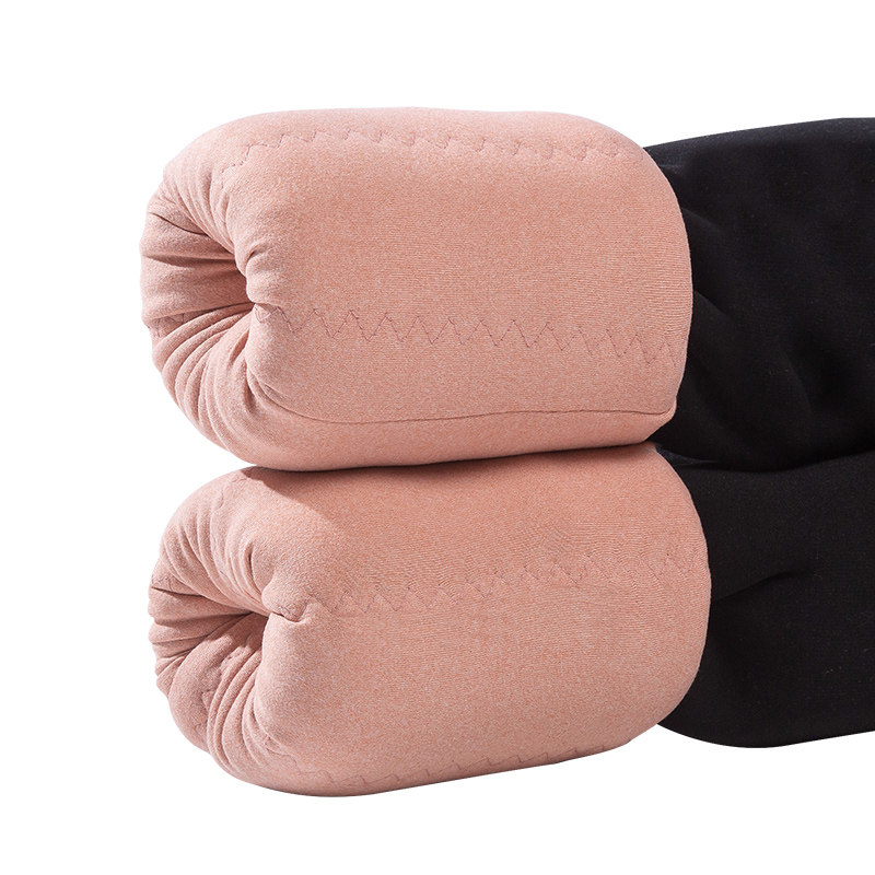 蚕丝外穿冬季加绒高腰保暖棉裤 幸运依打底裤