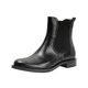ECCO/Aipu leather round head British style women's boots bright face fashion Chelsea short boots 266503
