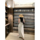 Daydayicy Belgian suit knitted vest suit women's slim, lazy, relaxed and versatile long skirt