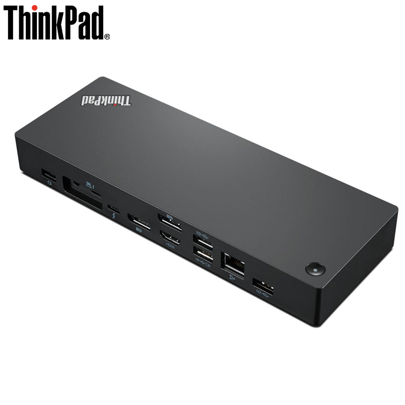 联想ThinkPad雷电4扩展坞P15V P17 P53 P52 P73 P72 X1隐士 P1隐士Thunderbolt4工作站USB-C拓展器40B00300CN-图1