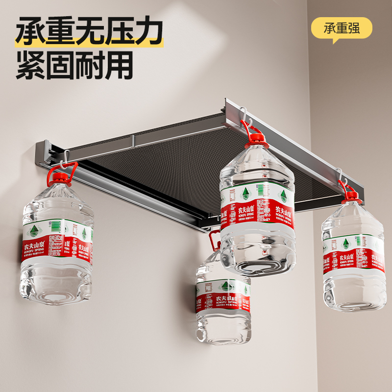 厕所伸缩放衣服神器浴室卫生间置物架隐形可折叠毛巾浴巾架壁挂式,淘宝优惠券,粉丝福利购,淘宝优惠卷