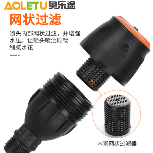抗旱浇地喷头水泵浇花神器自动浇水喷淋喷灌喷头园林绿化喷雾喷水 - 图2