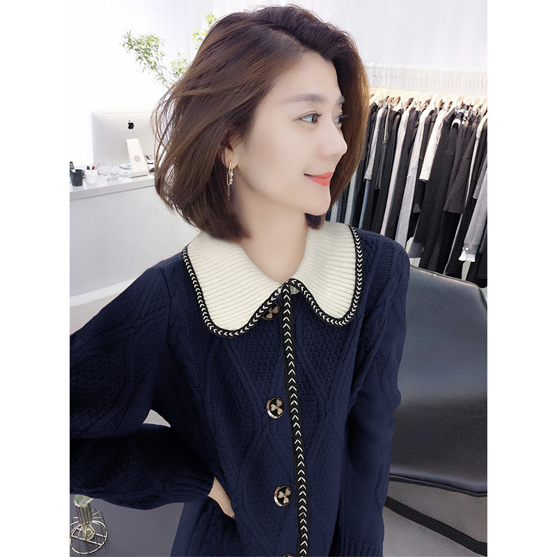 欧洲站春秋女装2020新款大衣连衣裙 娇奴姬连衣裙