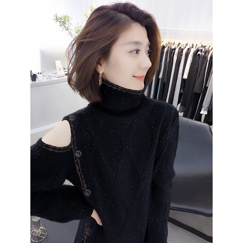 欧洲站秋冬女装2020新款毛衣裙子 娇奴姬连衣裙