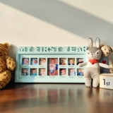 Детская памятная деревянная настенная фоторамка, 12 мес., подарок на день рождения, делается под заказ