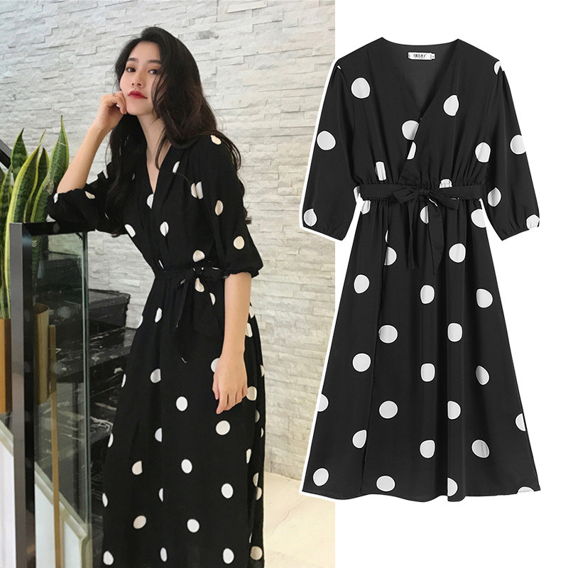 哺乳夏装外出胖mm雪纺显瘦春秋长裙 宫适哺乳衣/月子服