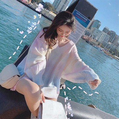 哺乳装外出时尚春秋宽松针织衫卫衣 宫适哺乳衣/月子服