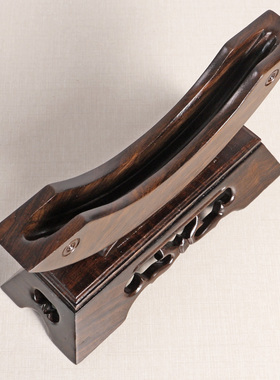 实木底座玄关客厅玉石平安扣