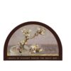 Retro oil painting style bathroom floor mats bathroom water-absorbent quick-drying foot mats household non-slip and dirt-resistant diatom mud floor mats