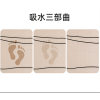 Retro oil painting style bathroom floor mats bathroom water-absorbent quick-drying foot mats household non-slip and dirt-resistant diatom mud floor mats