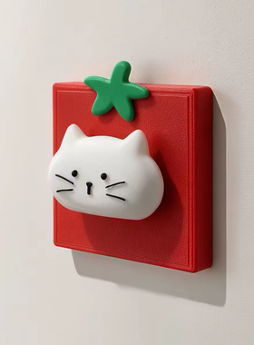 把开关养成一只猫~蓝莓猫开关贴