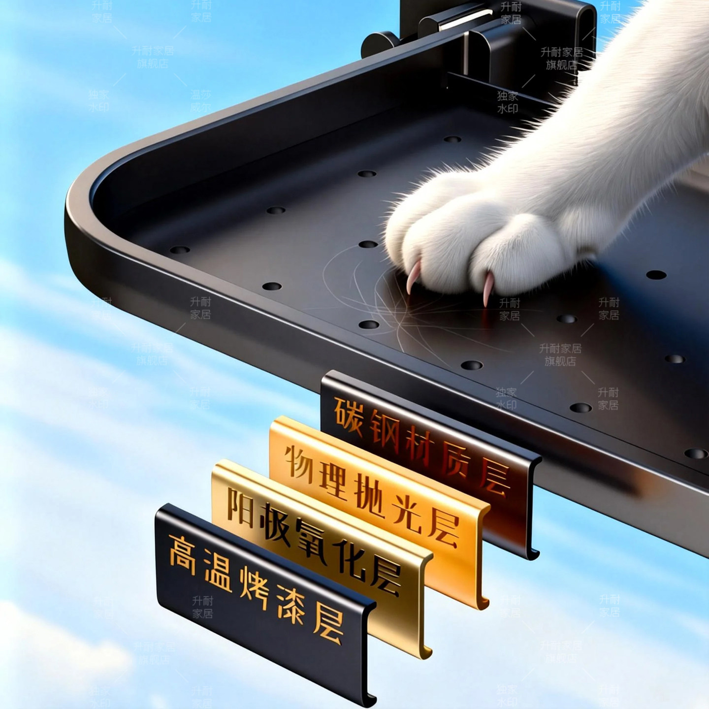 阳台猫窝窗沿猫咪休息室窗框可上翻折叠阳光充足宠物沙发四季通用,淘宝优惠券,粉丝福利购,淘宝优惠卷