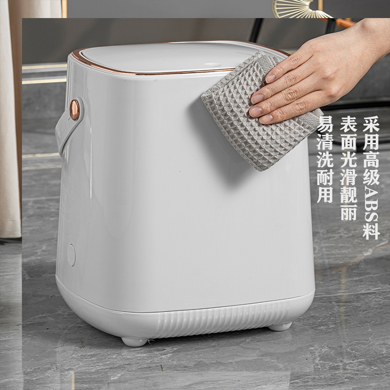 丝涯家用垃圾桶带内桶轻奢客厅卧室厨房办公室2024网红新款垃圾桶