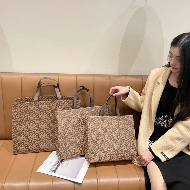 压纹无纺布服装店手提袋女装衣服包装购物袋礼品打包袋子定制批发,淘宝优惠券,粉丝福利购,淘宝优惠卷