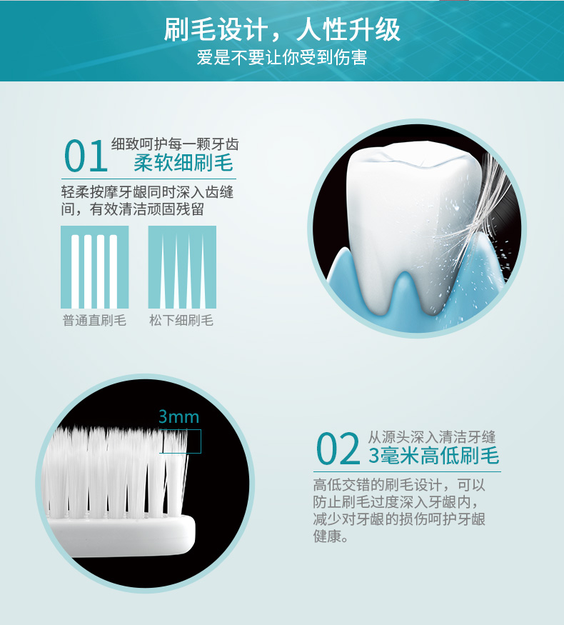 松下原装正品电动牙刷头WEW0971适配DM7系|DM31|DB3A通用替换刷头 - 图0