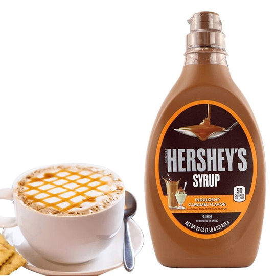 进口好时马来西亚巧克力焦糖酱朱古力咖啡奶茶商用巧克力淋酱糖浆