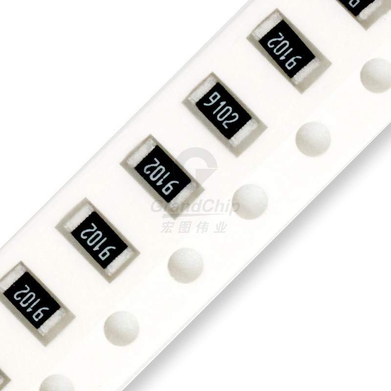 宏图伟业 1206贴片电阻 91K精度1% 91千欧 1/4W 9102(50个)_虎窝淘