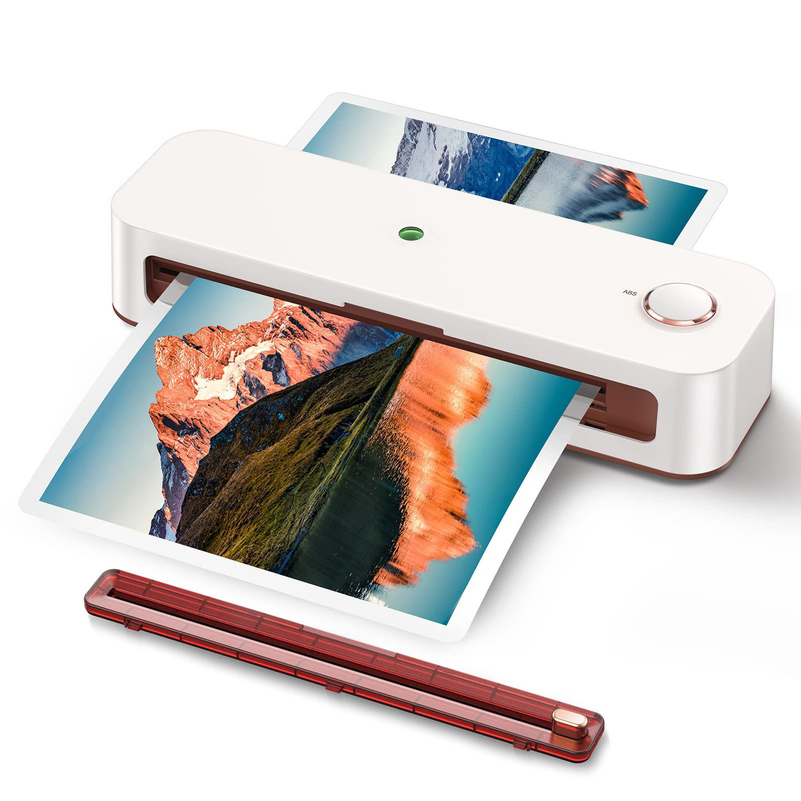 a4照片过塑机 家用小型塑封机带剪纸器 办公文件过胶机