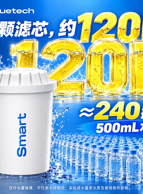 聚蓝三代滤芯除味水垢泥沙有机物