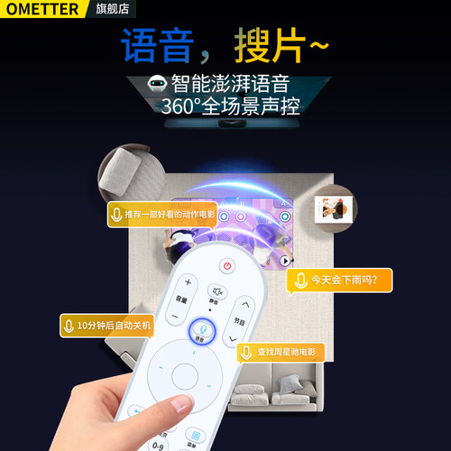 OMT适用haier海尔智能电视机蓝牙语音遥控器HTR-U15 U15A U15B U15M U15L HTR-U08W LE55AL88U52液晶摇控板 - 图0