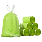 Портативное мусорное ведро, пластиковая портативная сумка для домашнего использования, мусорный мешок, на шнурках