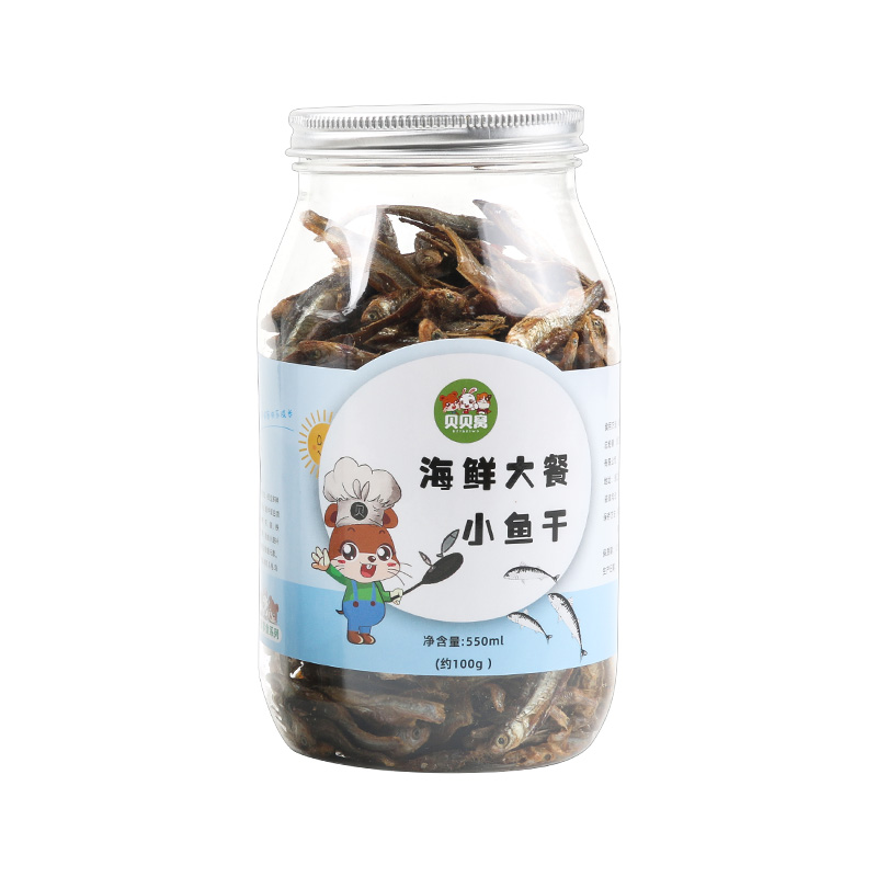 金丝熊仓鼠零食小鱼干营养粮食逗鼠吃的小套装组合食物550ml