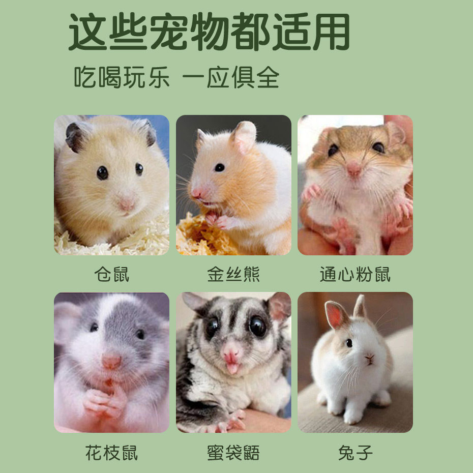 养金丝熊小仓鼠的生活用品大全套装齐全粮食木屑浴沙过冬保暖笼子,淘宝优惠券,粉丝福利购,淘宝优惠卷