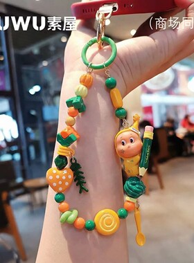爆款卡通星星人手机挂链