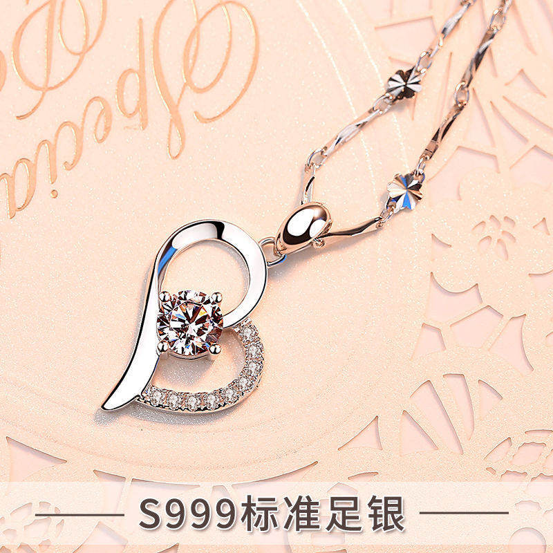 女学生日韩版潮简约珠宝首饰吊坠 玉唯诺项链