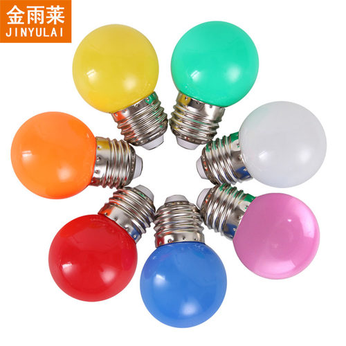 LED跑马灯灯带灯泡门头广告防水装饰彩色七彩E27螺口24V低压球泡 - 图3
