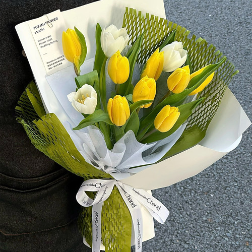 蜂窝纸花束包装纸水果鲜花蜂巢网纹纸白色网格压纹包花纸花艺材料 - 图1